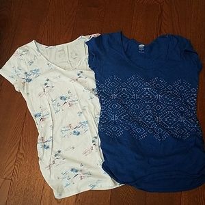 2 Maternity tops